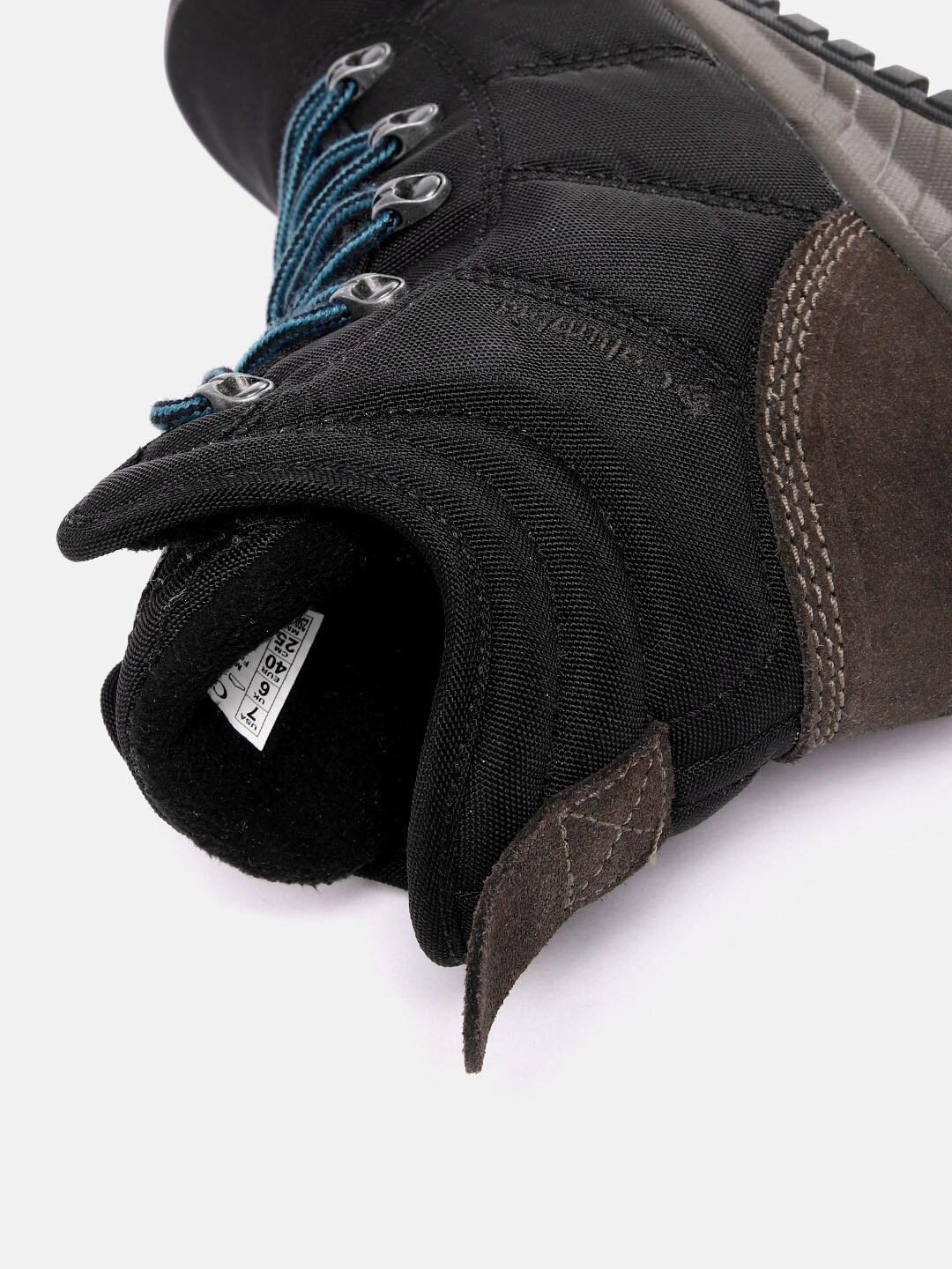 Columbia Men Black Omni-Heat Reflective Fairbanks Mid Shoes