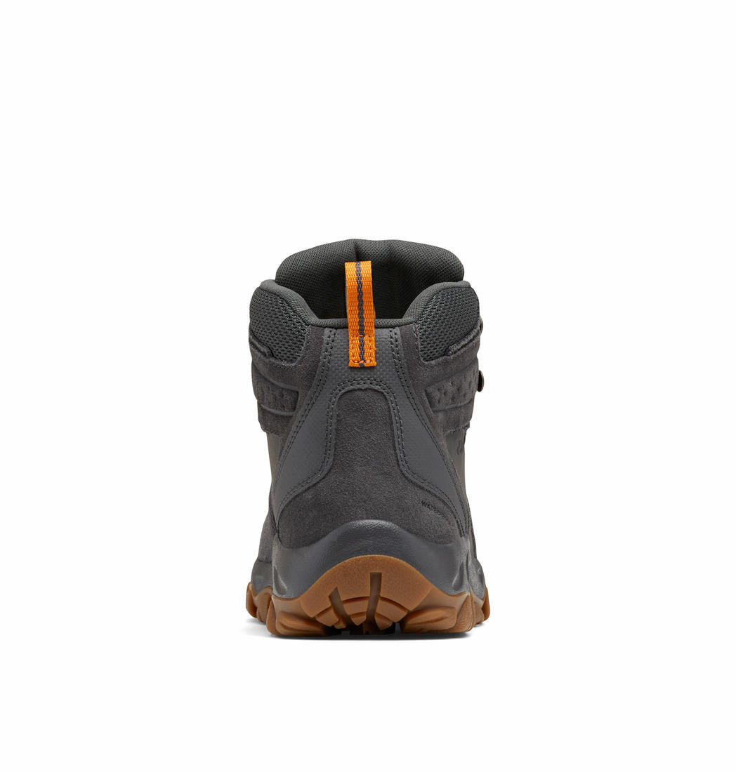 A Men Wearing Columbia Men Grey NEWTON RIDGE PLUS II SUEDE WP