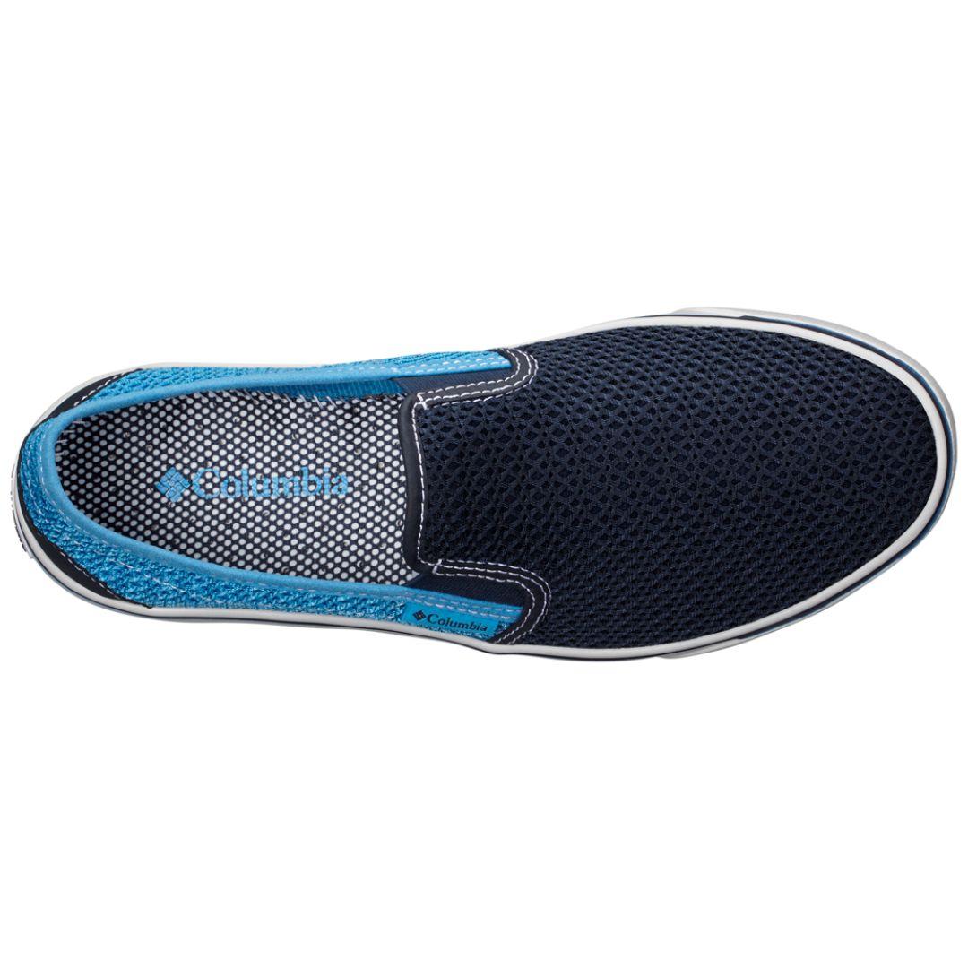 Columbia Men Navy Blue Omni-Grip Spinner Vent Moc Low Shoes