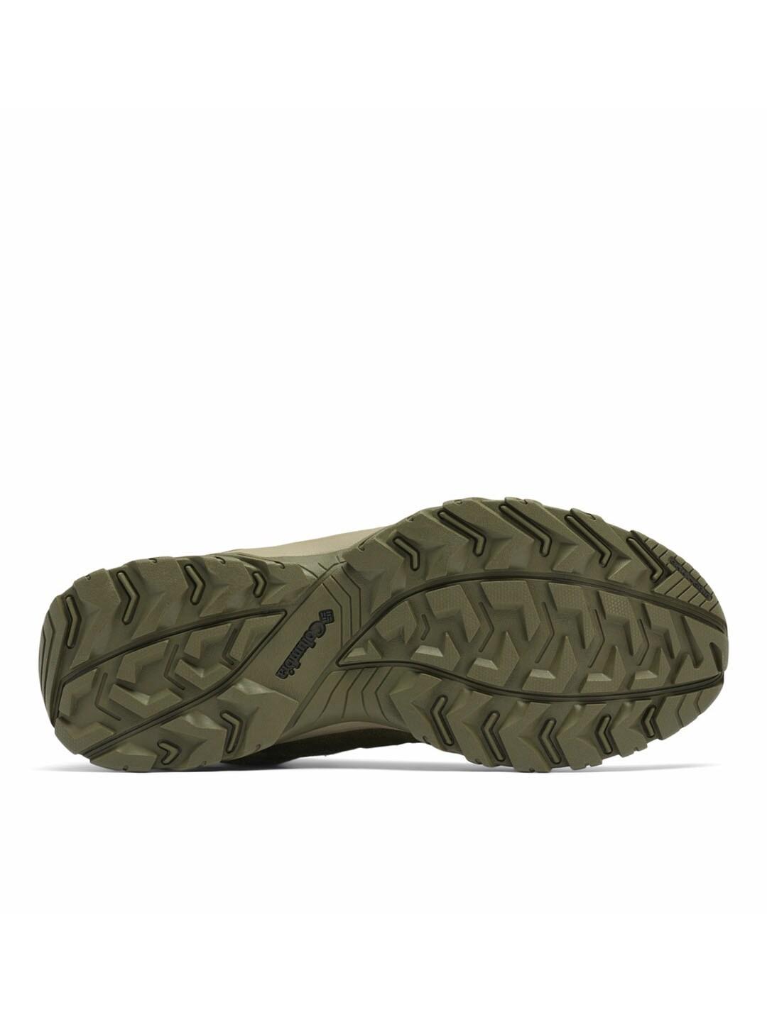Columbia Men Green Omni-Tech Crestwood Mid Shoes (Waterproof)