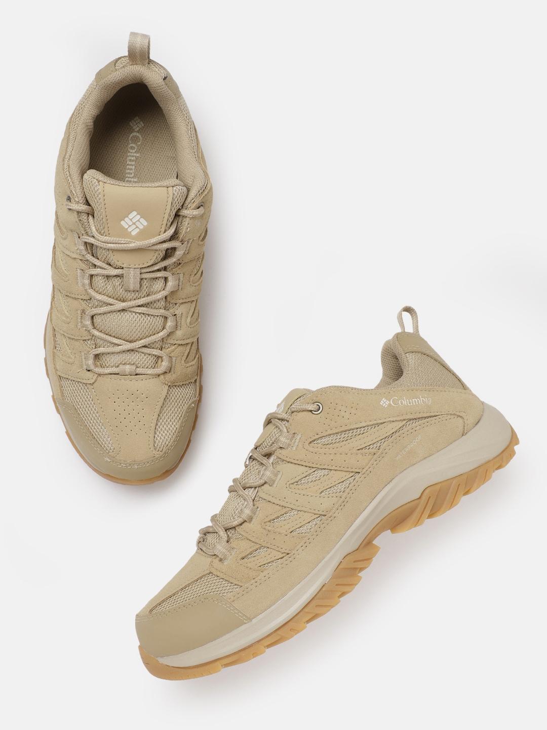 A Men Wearing Columbia Men Brown CRESTWOOD WATERPROOF