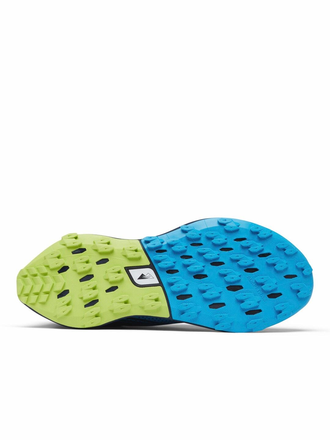 A Men Wearing Columbia Men Blue MONTRAIL TRINITY FKT