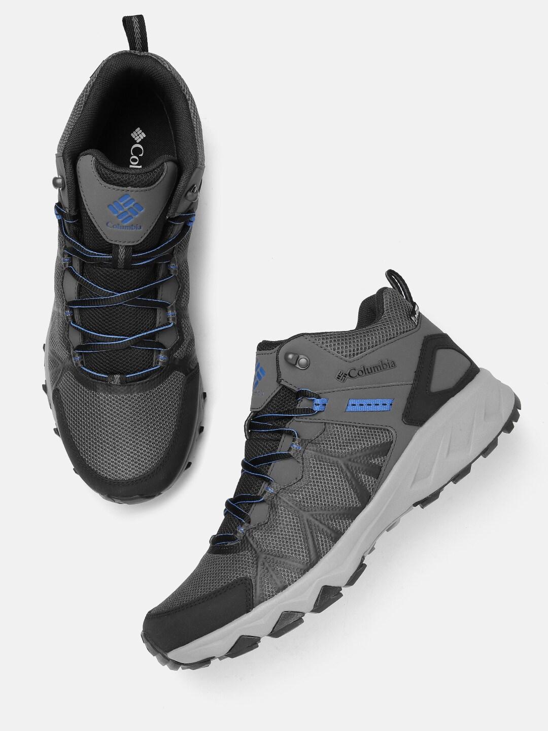 A Men Wearing Columbia Men Grey PEAKFREAK II MID OUTDRY