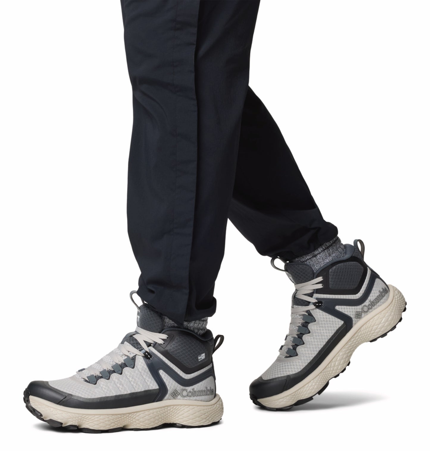 Columbia Men Grey OutDry Escape Thrive Titanium Mid Shoes (Fully Waterproof)