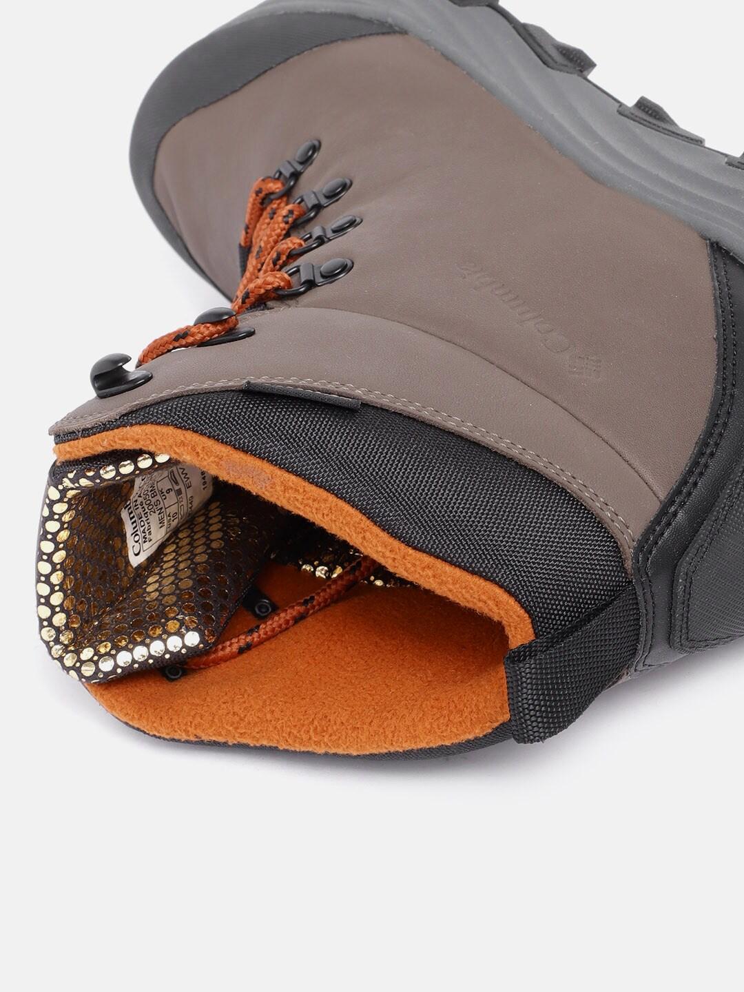 Columbia Men Brown Omni-Heat Inifnity Expeditionist Mid Shoes