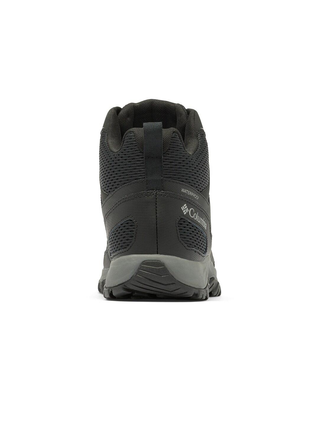 Columbia Men Black Omni-Tech Granite Trail Mid Shoes (Waterproof)