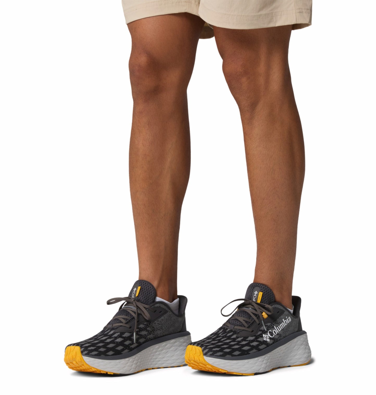 Columbia Men Dark Grey Omni-Grip Konos Elevate Trail Running Shoes