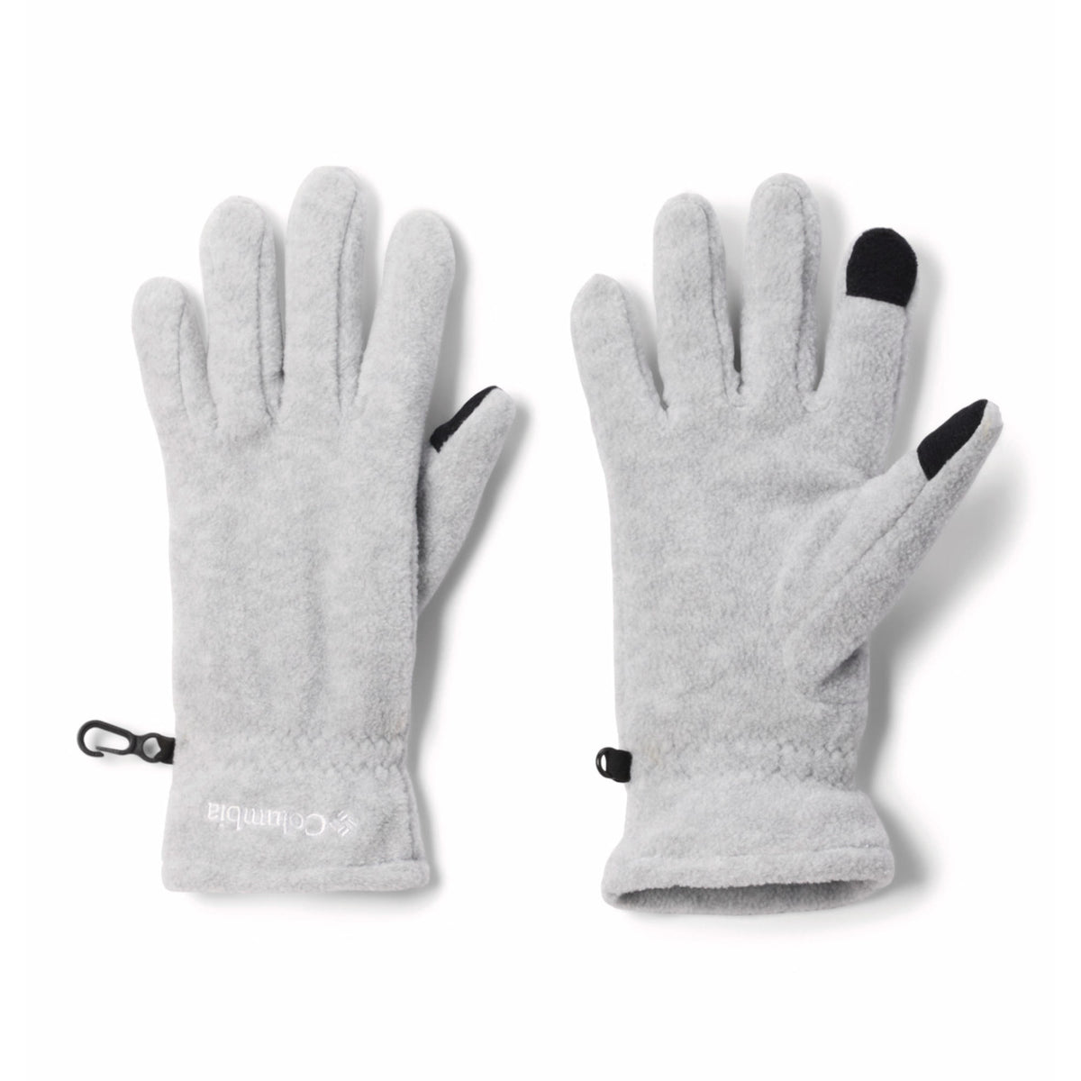 Columbia Women Grey W Benton Springs II Fleece Gloves