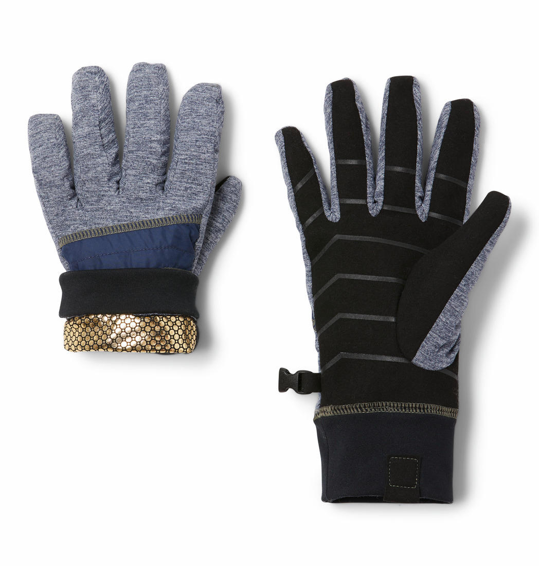 Columbia Men Navy Blue Omni-Heat Inifnity M Infinity Trail II Gloves