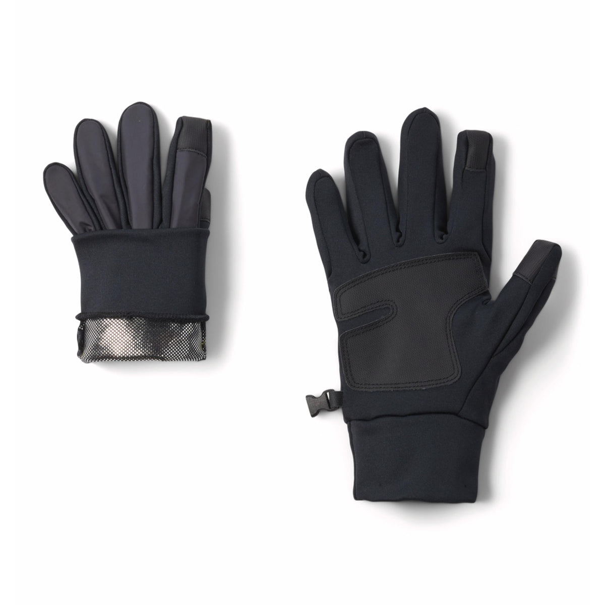 Columbia Men Black Omni-Heat Reflective M Cloudcap II Fleece Gloves