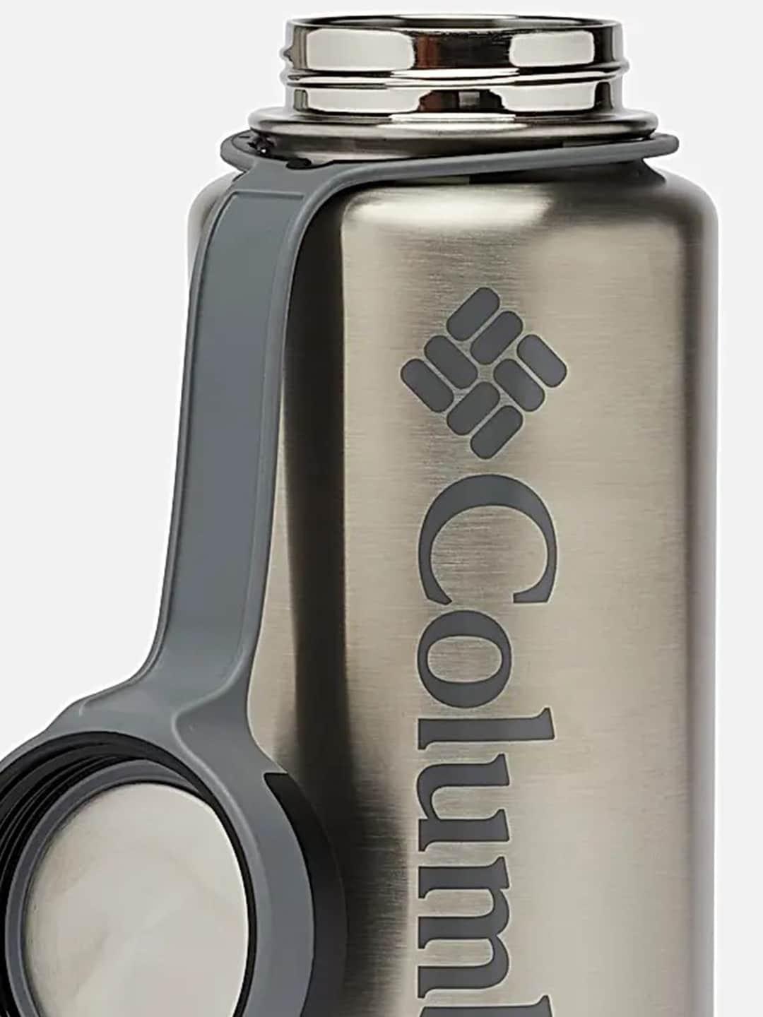 Columbia Unisex Silver Stainless Steel Insulated Vacuum Hydration Water Bottle