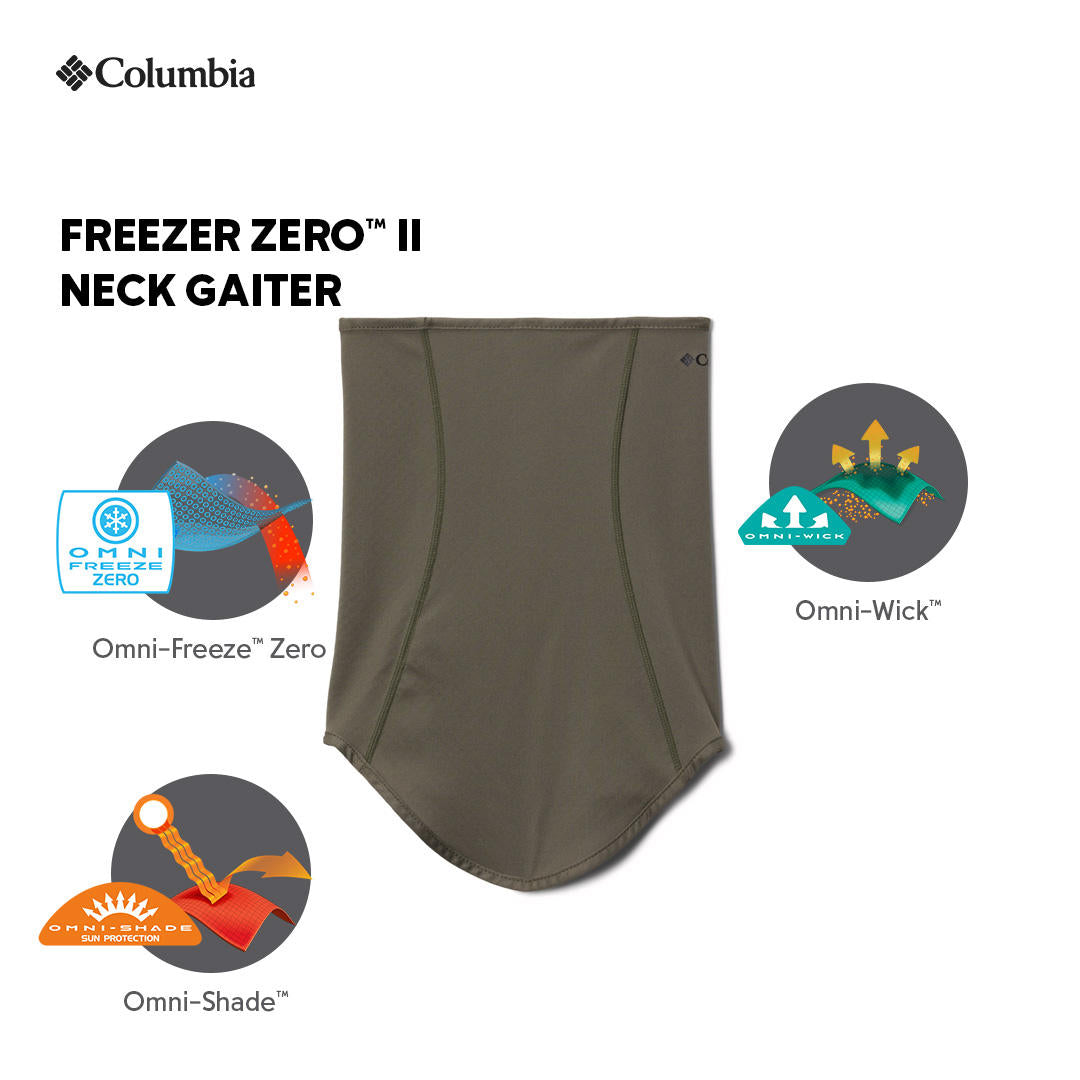 Columbia Unisex Green Freezer Zero II Neck Gaiter (Sun Protection)