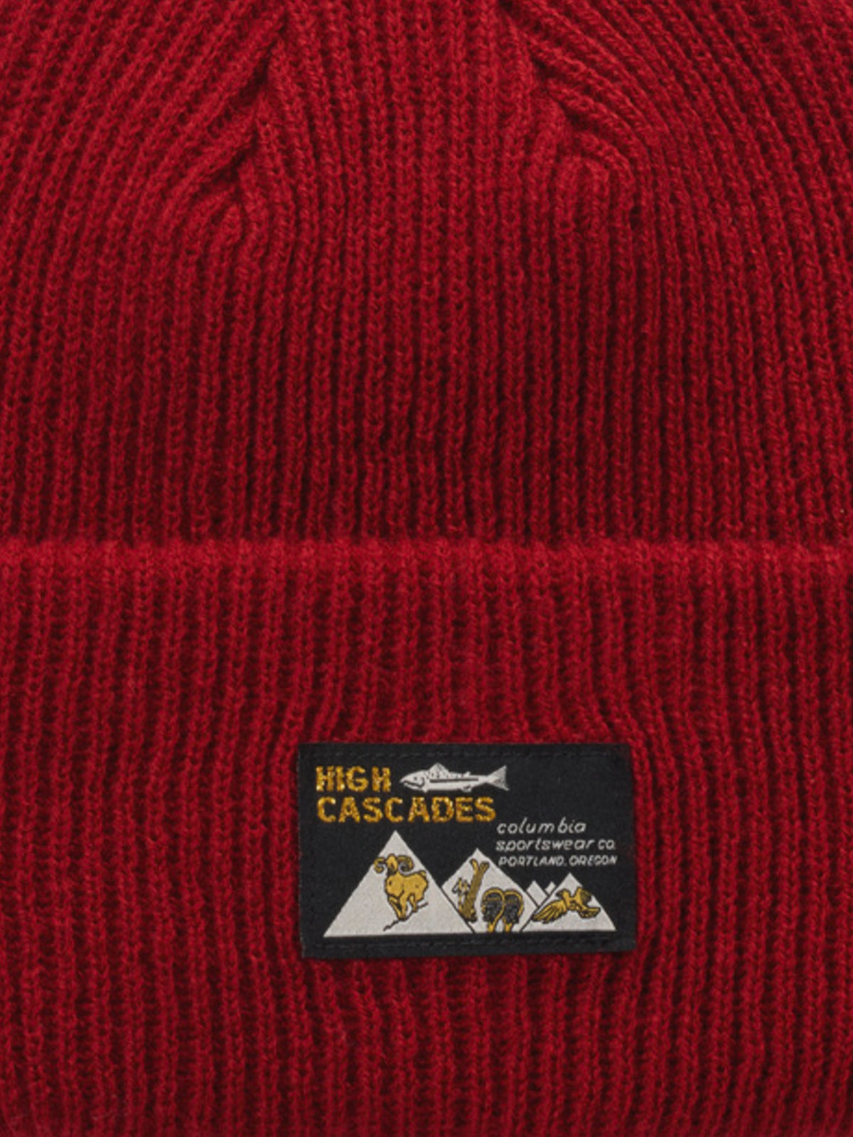 Columbia Unisex Red Provisions Cuffed Beanie