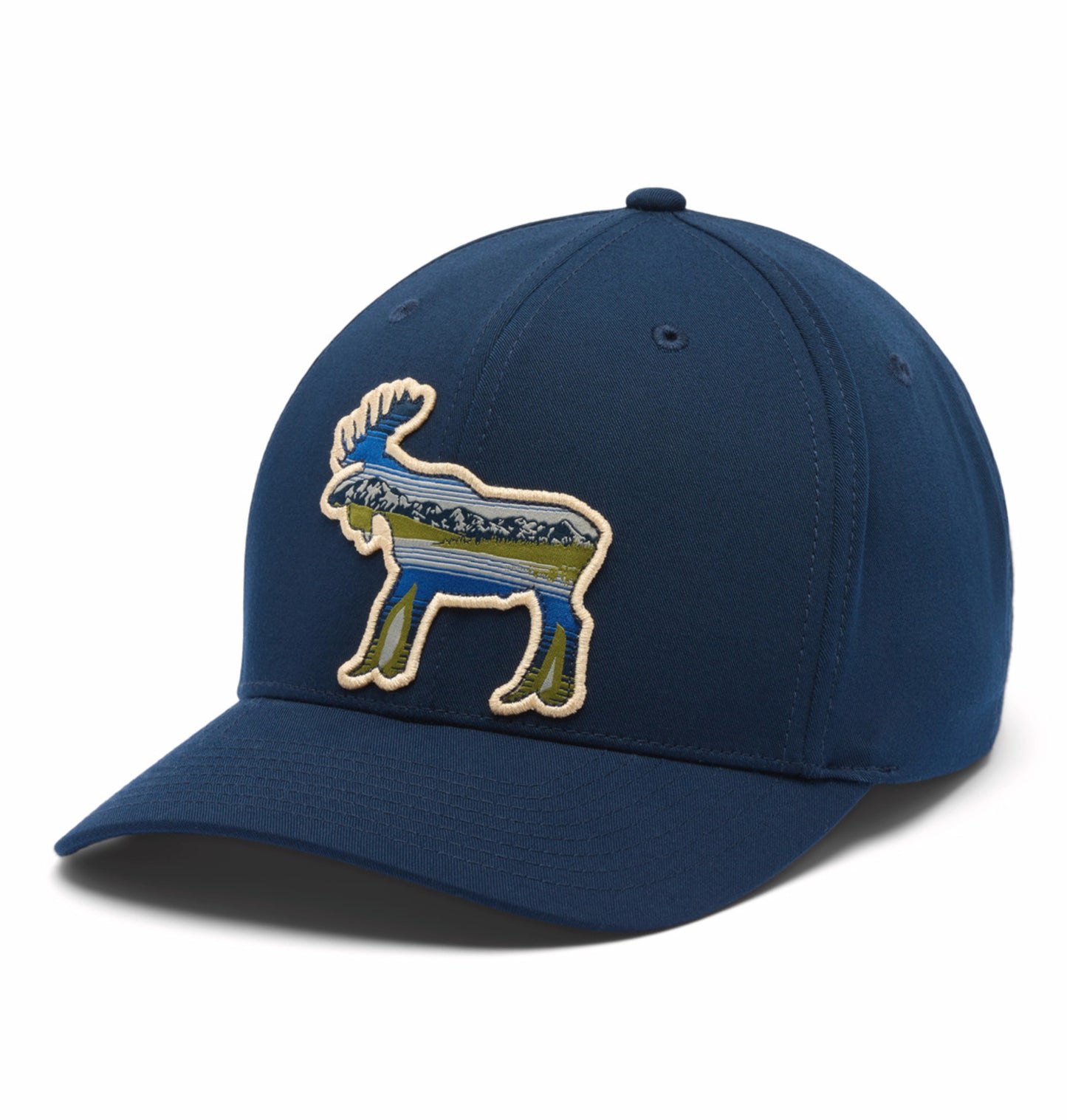 Columbia Unisex Navy Blue Lost Lager 3D Stretch Snap Back Cap