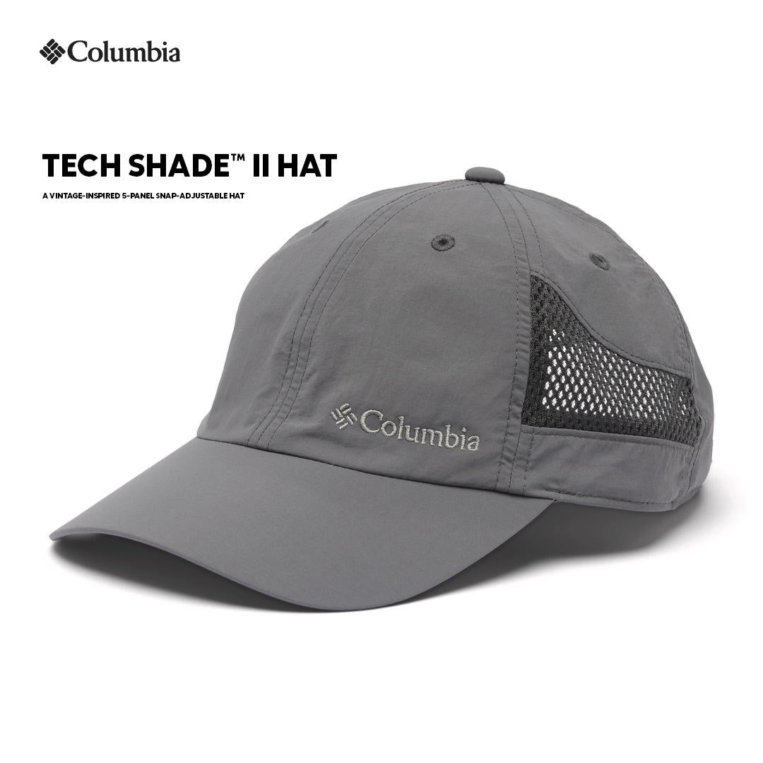 Columbia Omni-Wick Tech Shade II Cap for Unisex in Grey