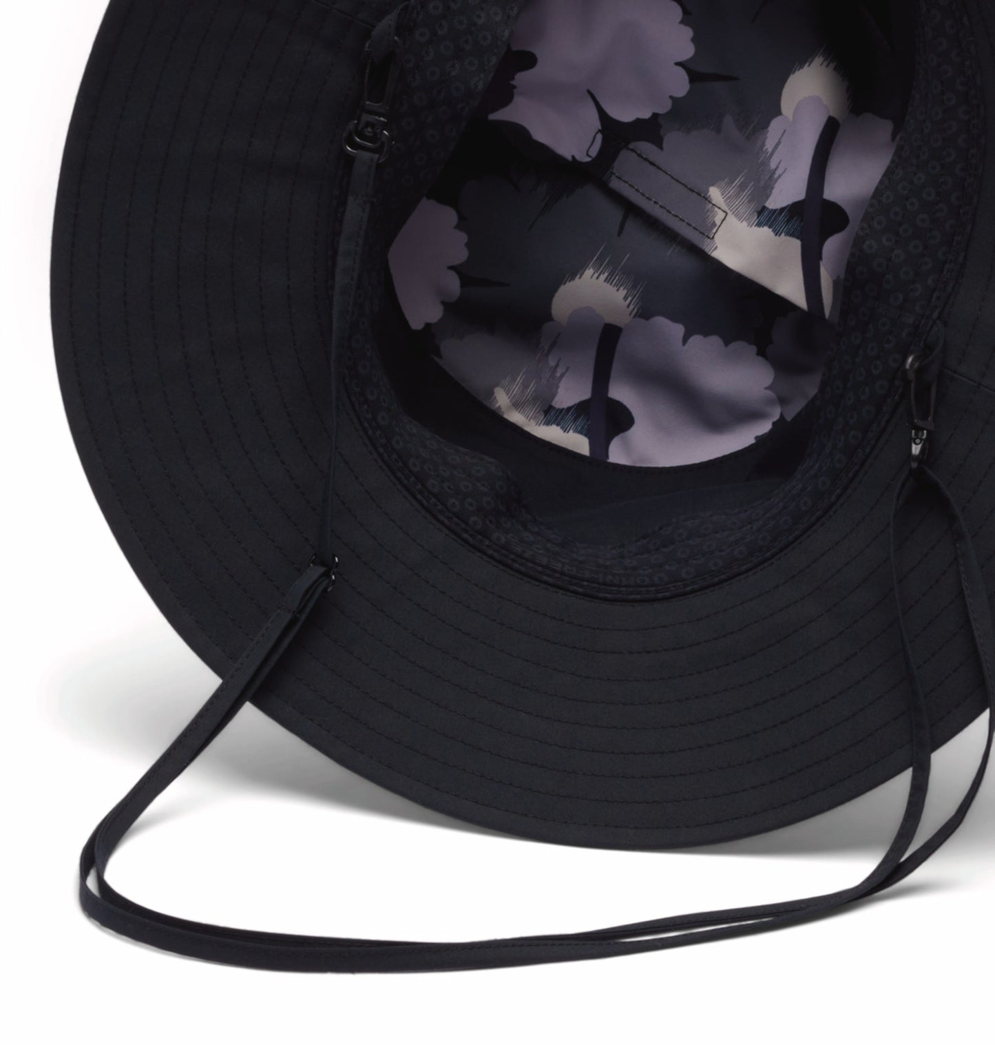 Columbia Unisex Black Omni-Freeze Packable Bucket Hat with Foldable Brim
