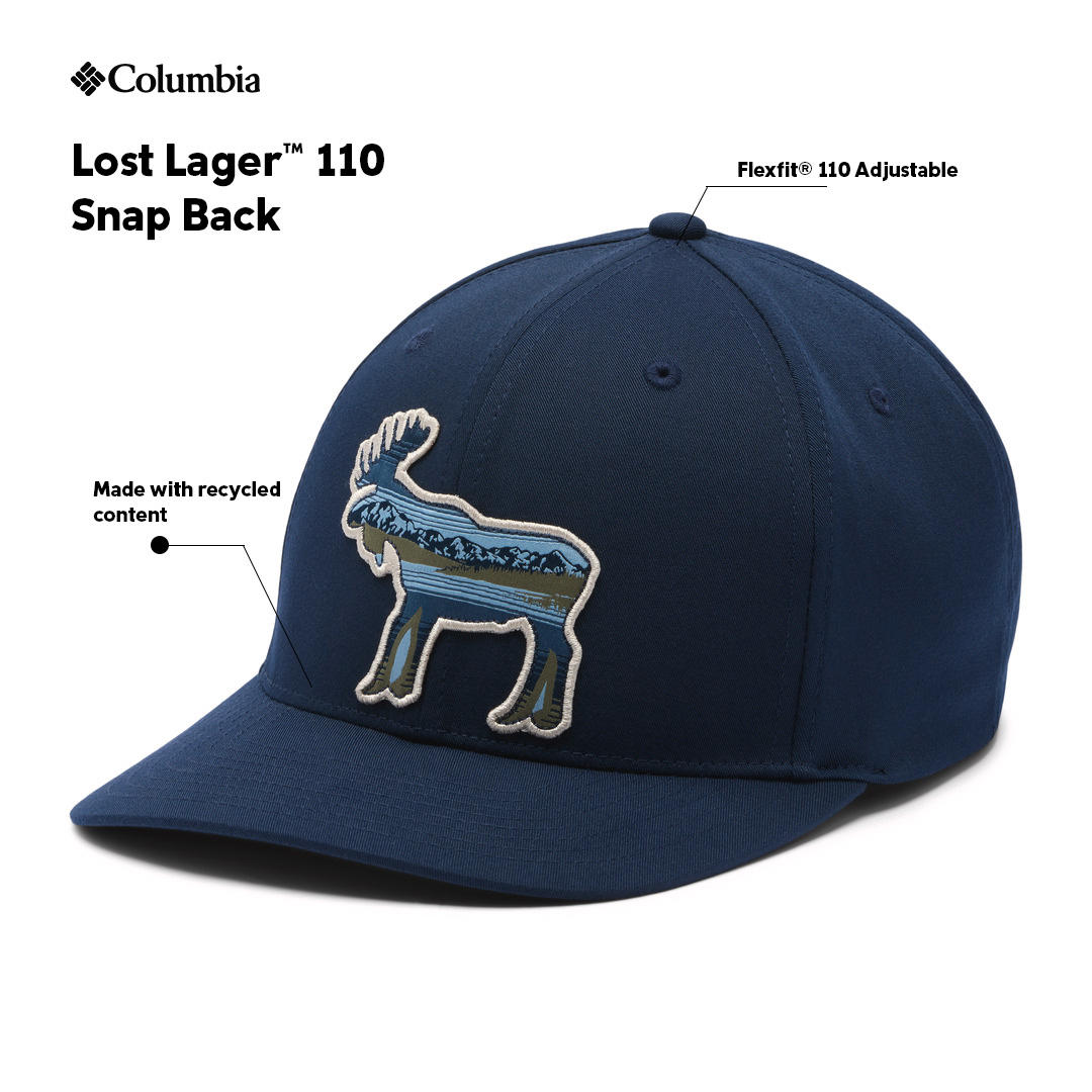 Columbia Unisex Navy Blue Lost Lager 110 Snap Back Cap