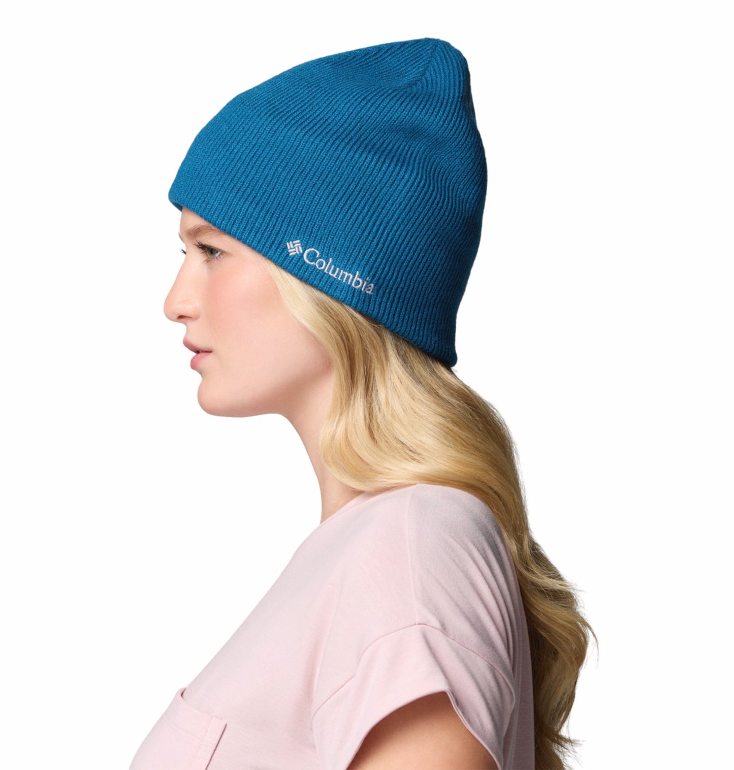 Columbia Unisex Blue Omni-Heat Reflective Bugaboo Beanie