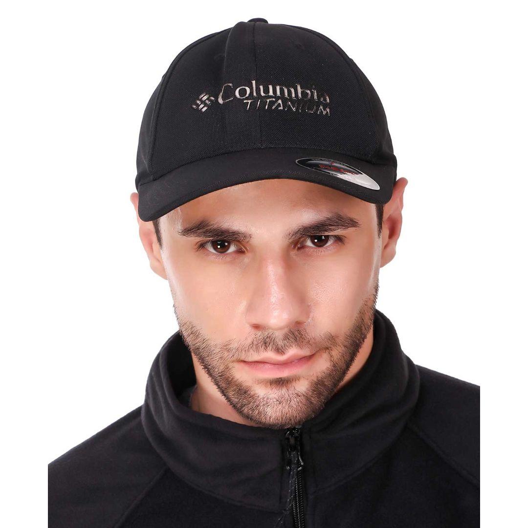 Columbia Unisex Black Titanium Ball Cap (Sun Protection)