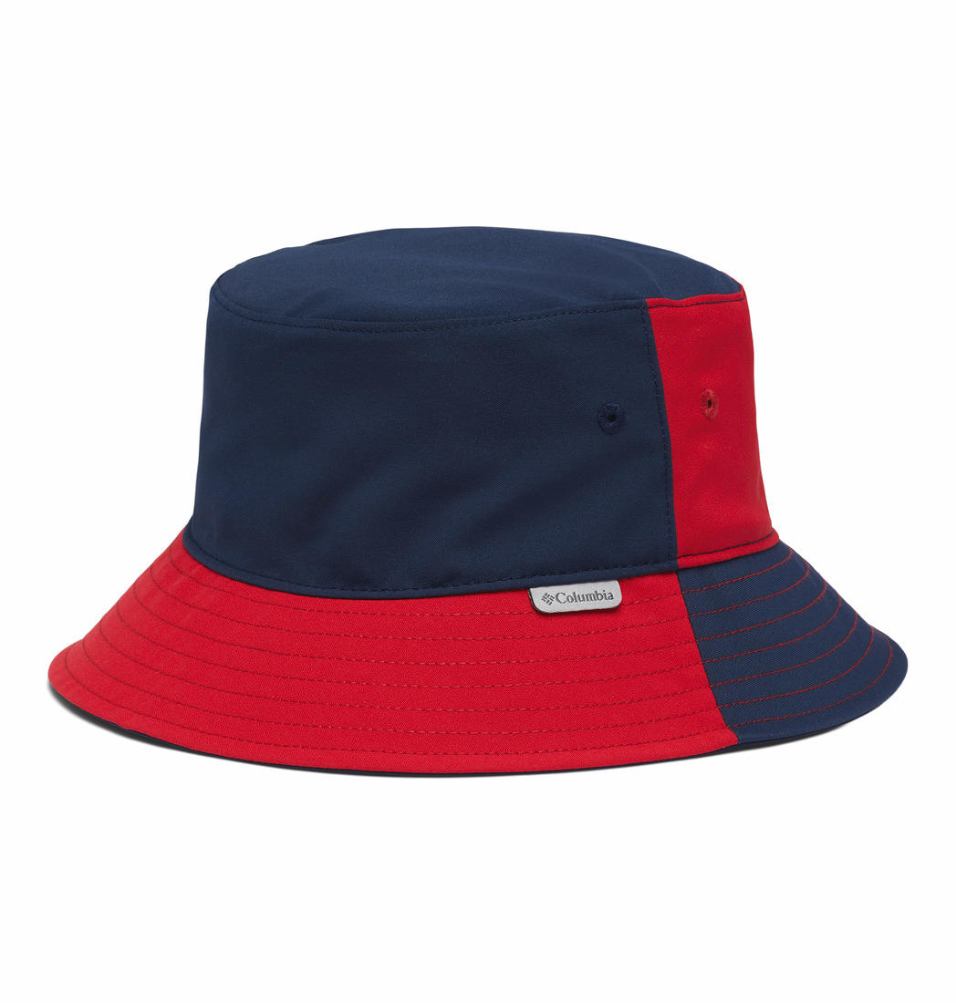 Columbia Kids Unisex Blue Columbia Youth Bucket Hat (Sun Protection)