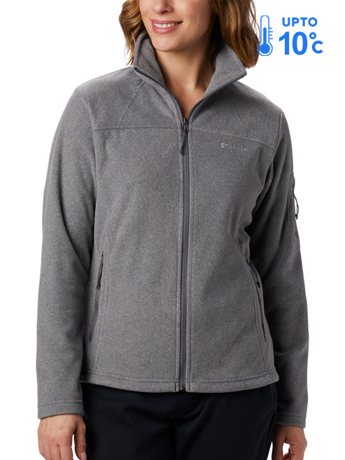 Columbia Women Grey Fast Trek II Fleece Jacket