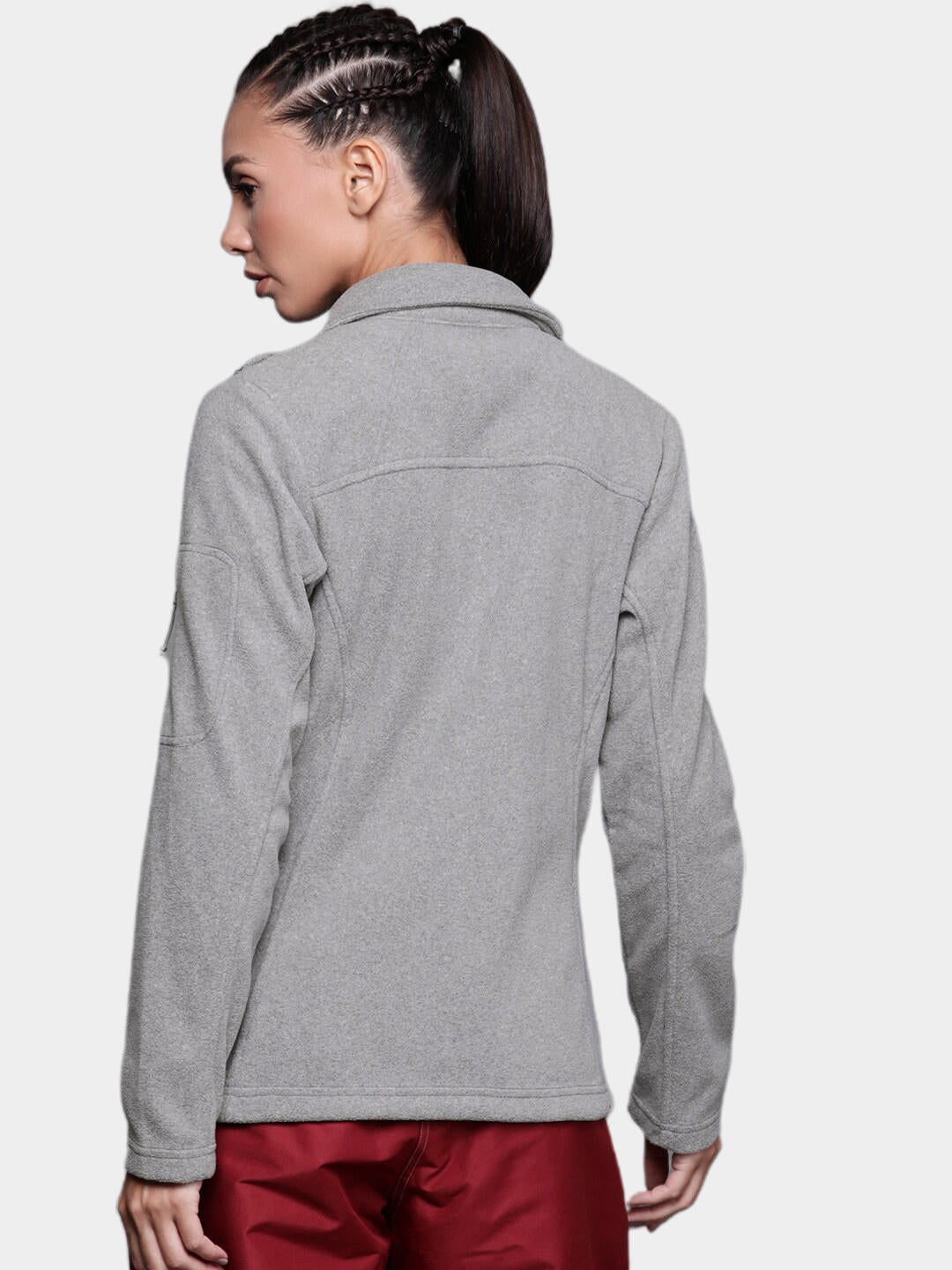 Columbia Women Grey Fast Trek II Fleece Jacket