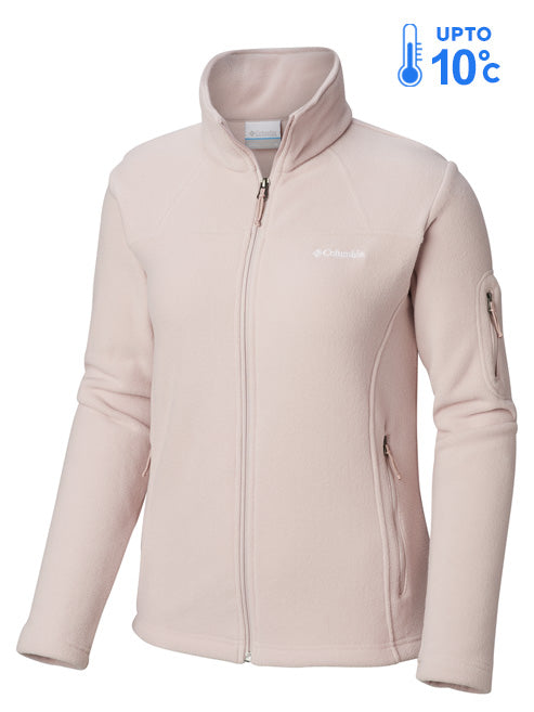 Columbia Women Red Fast Trek II Fleece Jacket