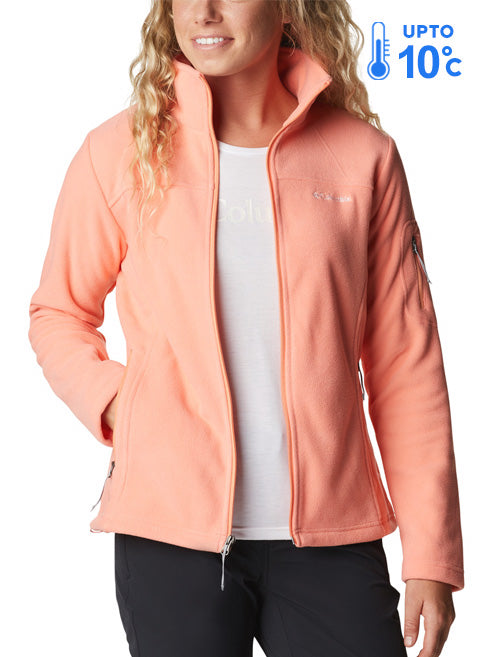 Columbia Women Peach Fast Trek II Fleece Jacket