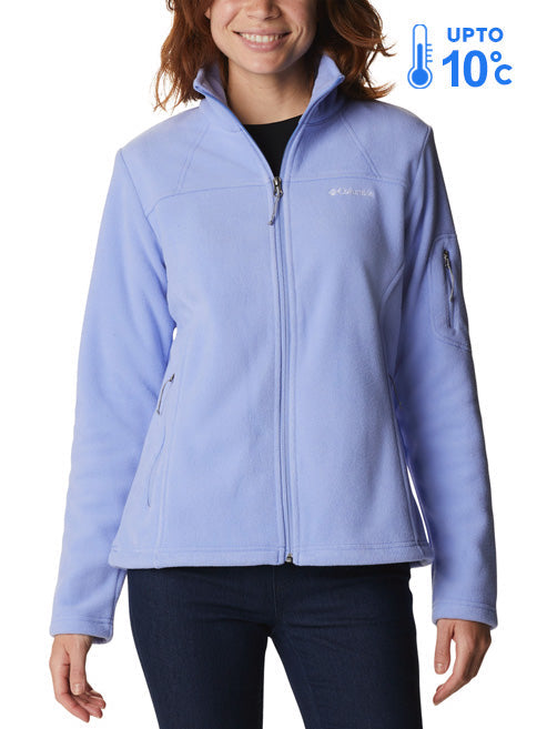 Columbia Women Purple Fast Trek II Fleece Jacket