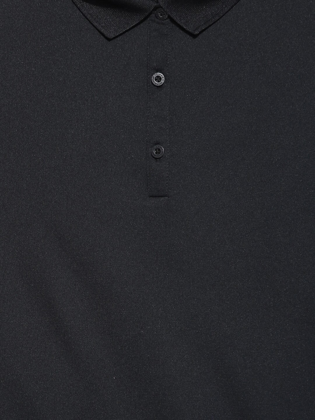 Columbia Women Black Omni-Wick Innisfree Polo Tshirt