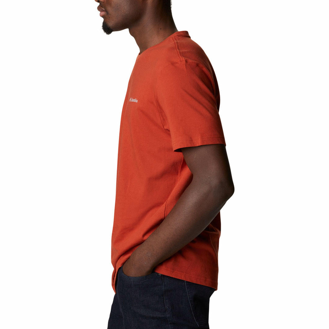 Columbia Men Brown CSC Basic Logo Short Sleeve