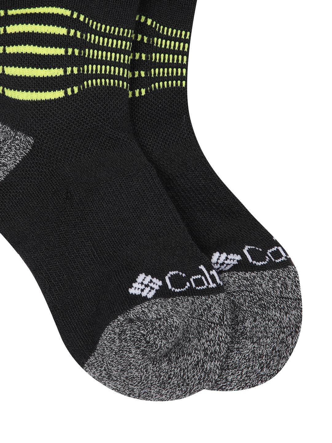 Columbia Unisex Black SOCKS MN 4P THML CREW FC 108N (1 Pair) (Non Returnable)