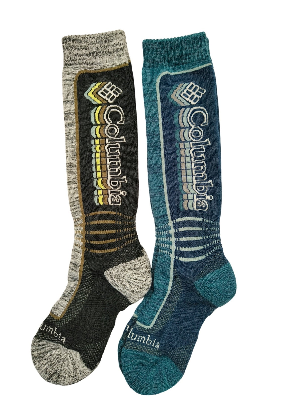 Columbia Unisex Multi Thermolite Ecomade Otc Ski Socks - Pack of 2