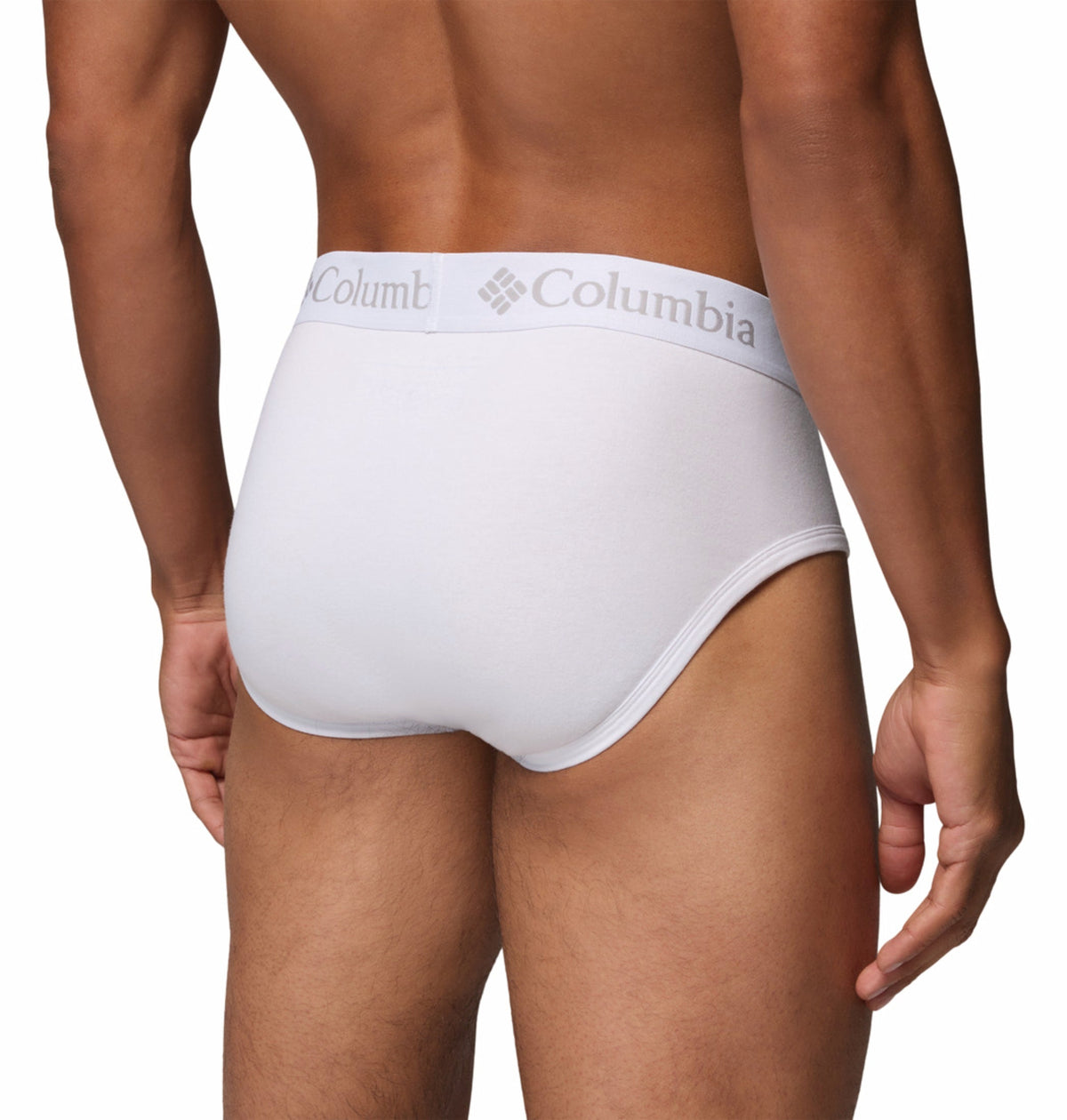 Columbia White Men HeiQ Mint Cotton Stretch Briefs - Pack of 3 (Non Returnable)