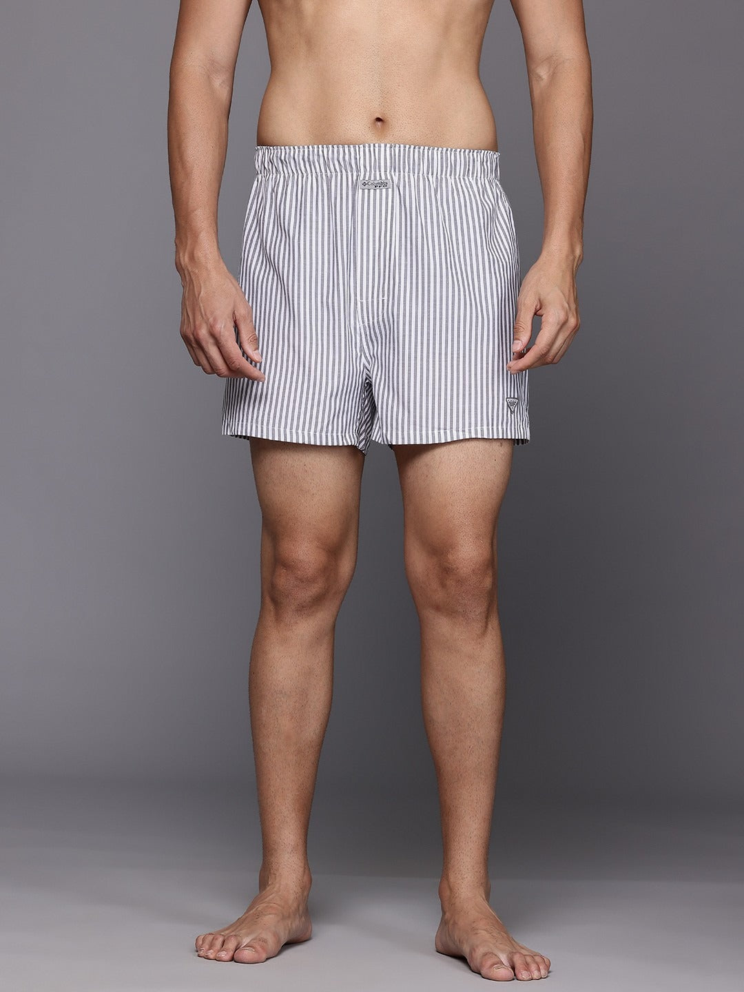 Columbia Men Black PFG Printed Woven Boxers - Pack of 3 (Non-Returnable)