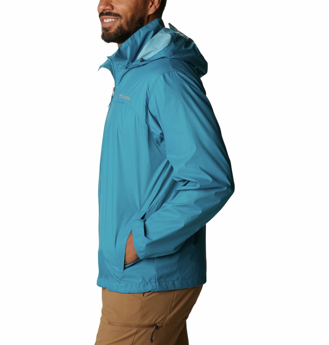 Columbia Men Blue Glennaker Lake Rain Jacket