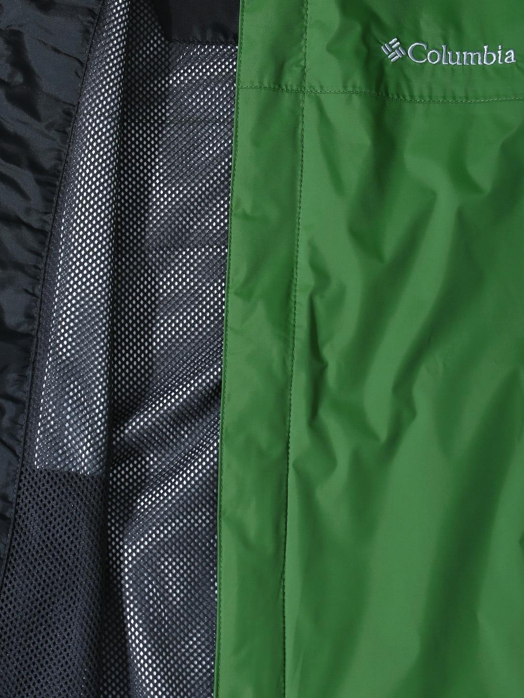 Columbia Men Green Watertight II Waterproof Lightweight Rain Jacket