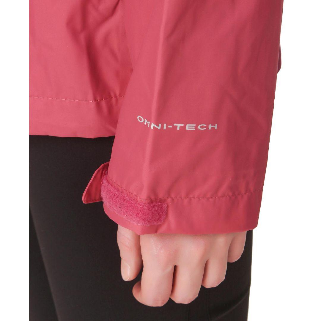 Columbia Women’s Red Arcadia II Waterproof Jacket with Breathable Omni-Tech