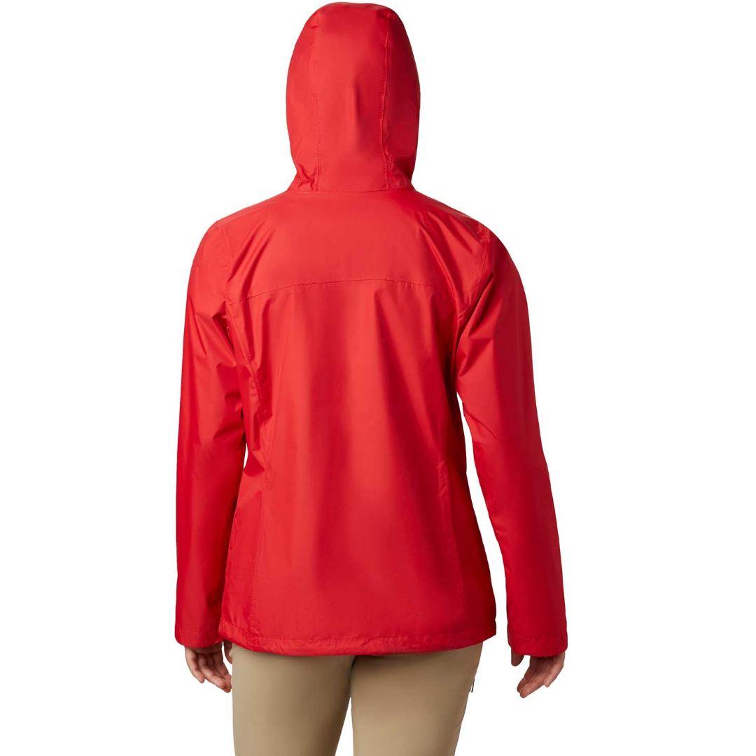 Columbia Women’s Red Arcadia II Waterproof Jacket with Breathable Fabric