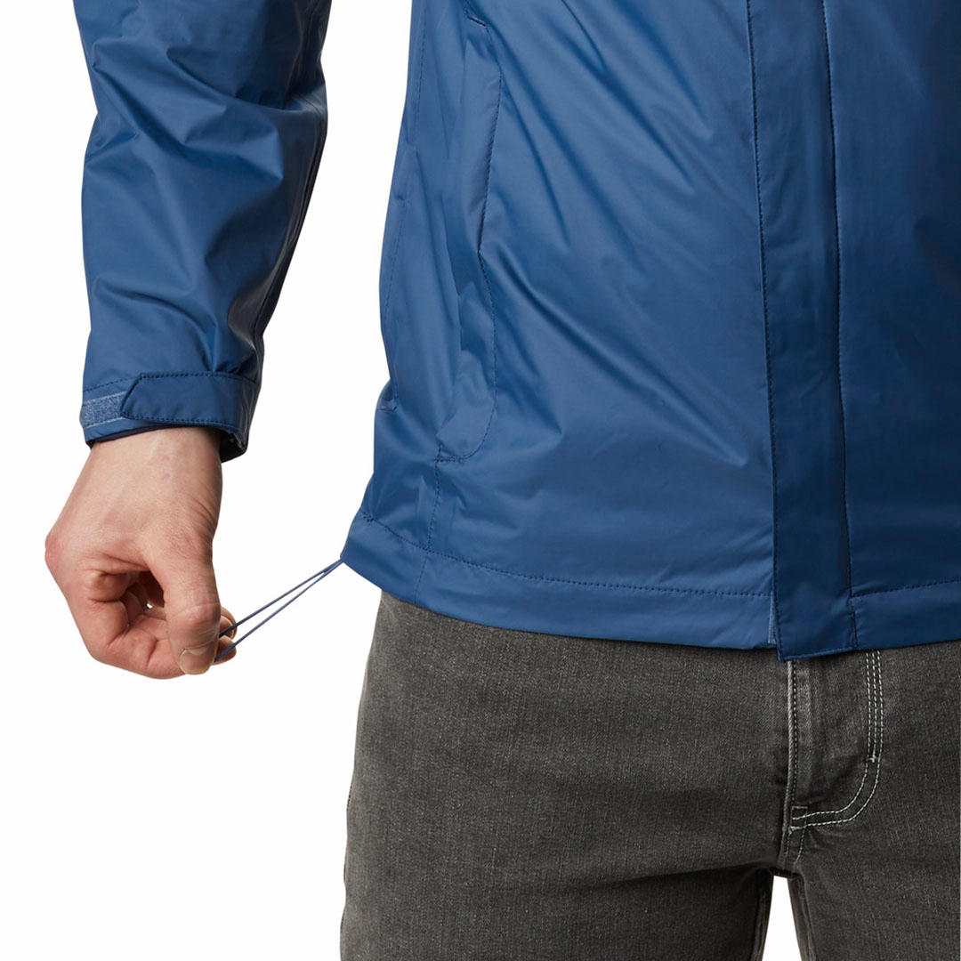 Columbia Men’s Blue Watertight II Jacket Waterproof Lightweight Comfort