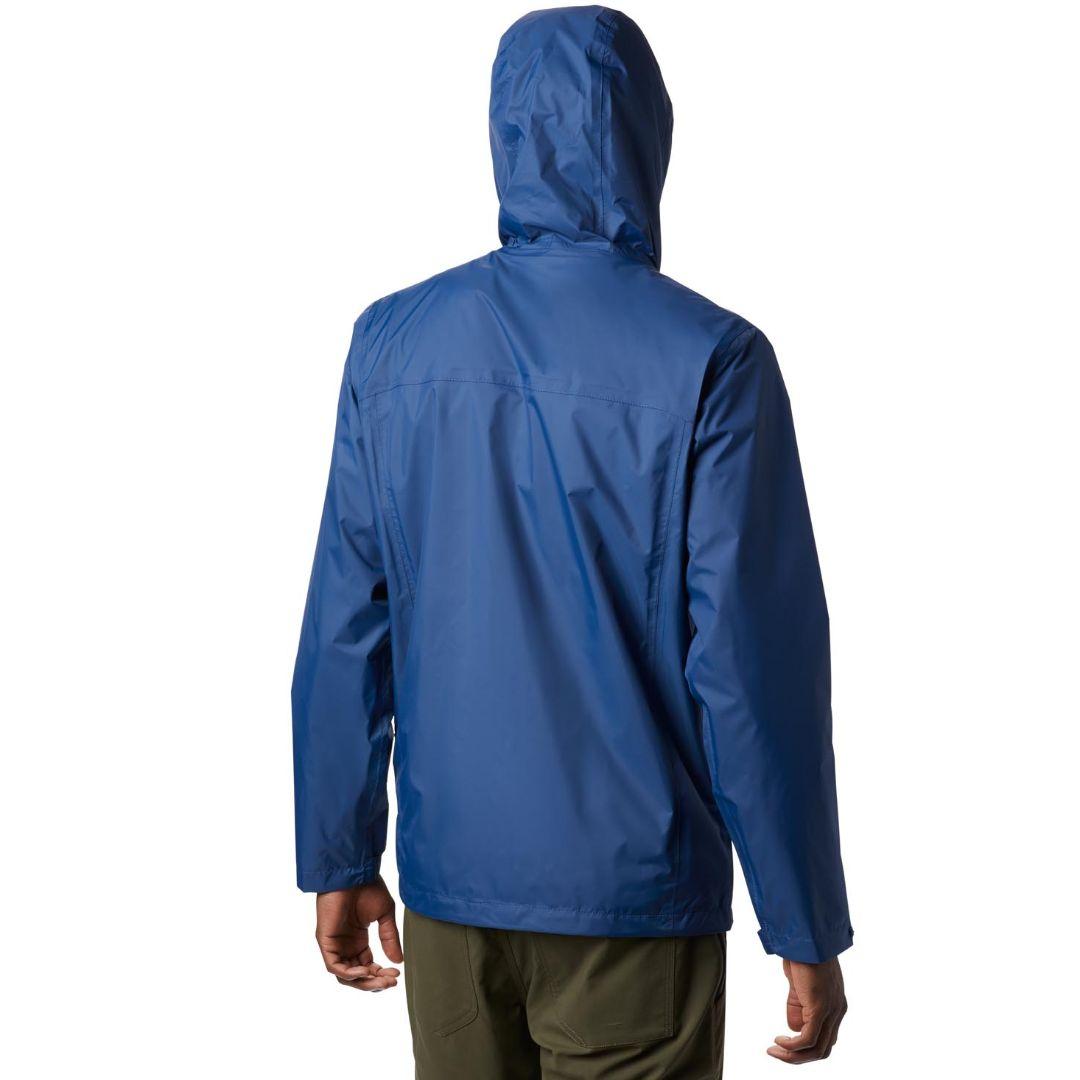 Columbia Men’s Blue Omni-Tech Watertight II Hooded Rain Jacket