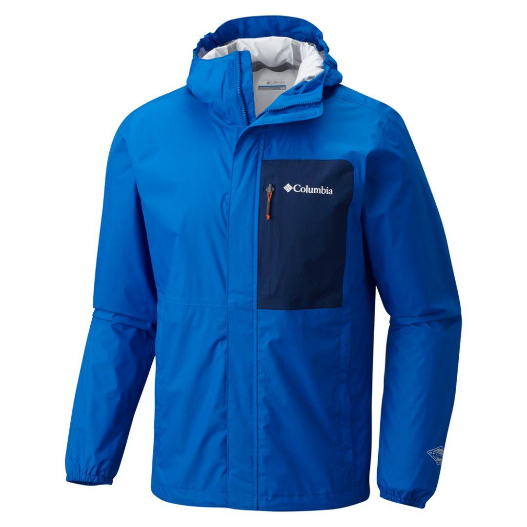 Columbia Men Blue Summit Sleeker Shell Waterproof