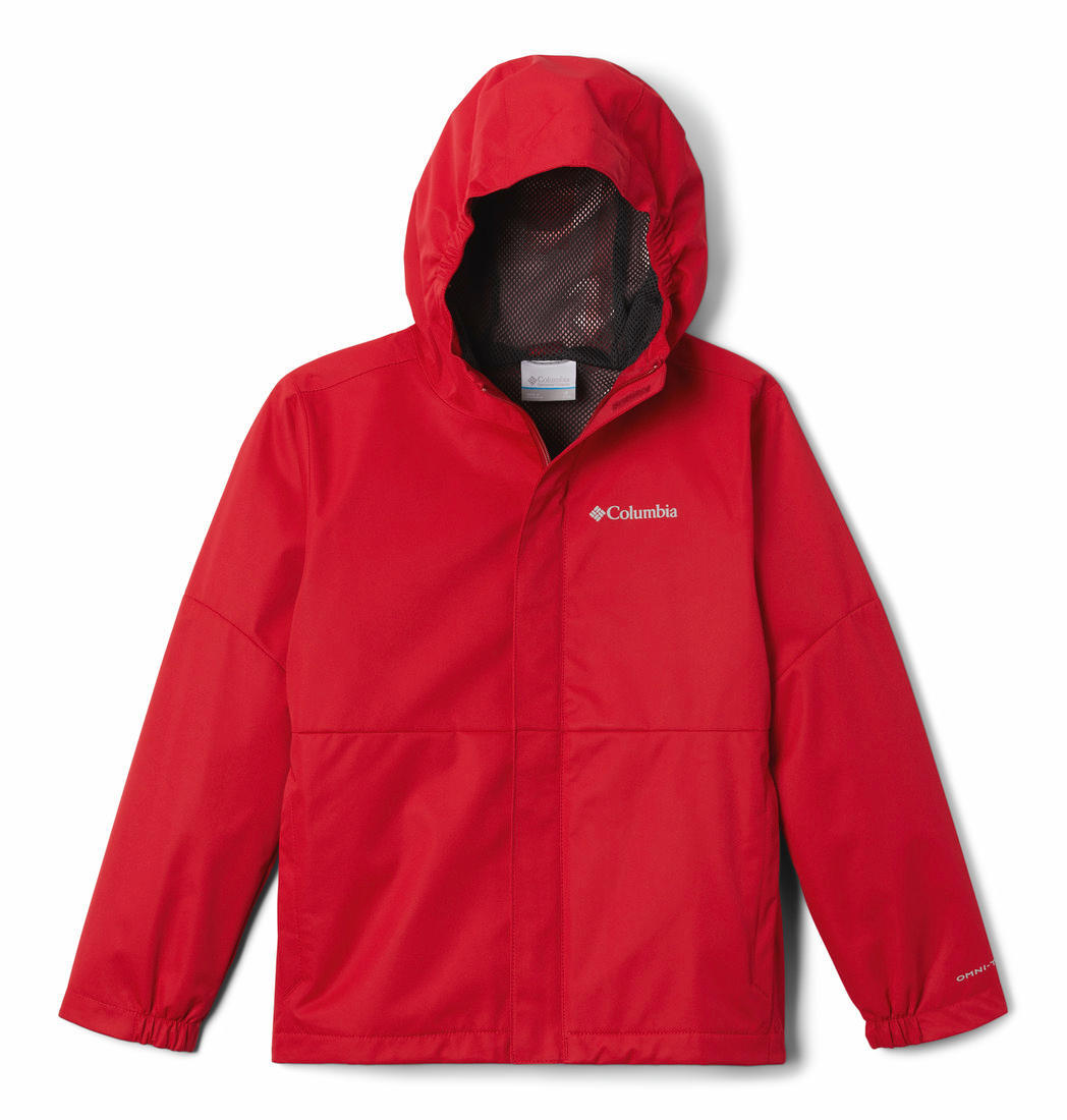 Columbia Kids Boys Red Hikebound Jacket Waterproof