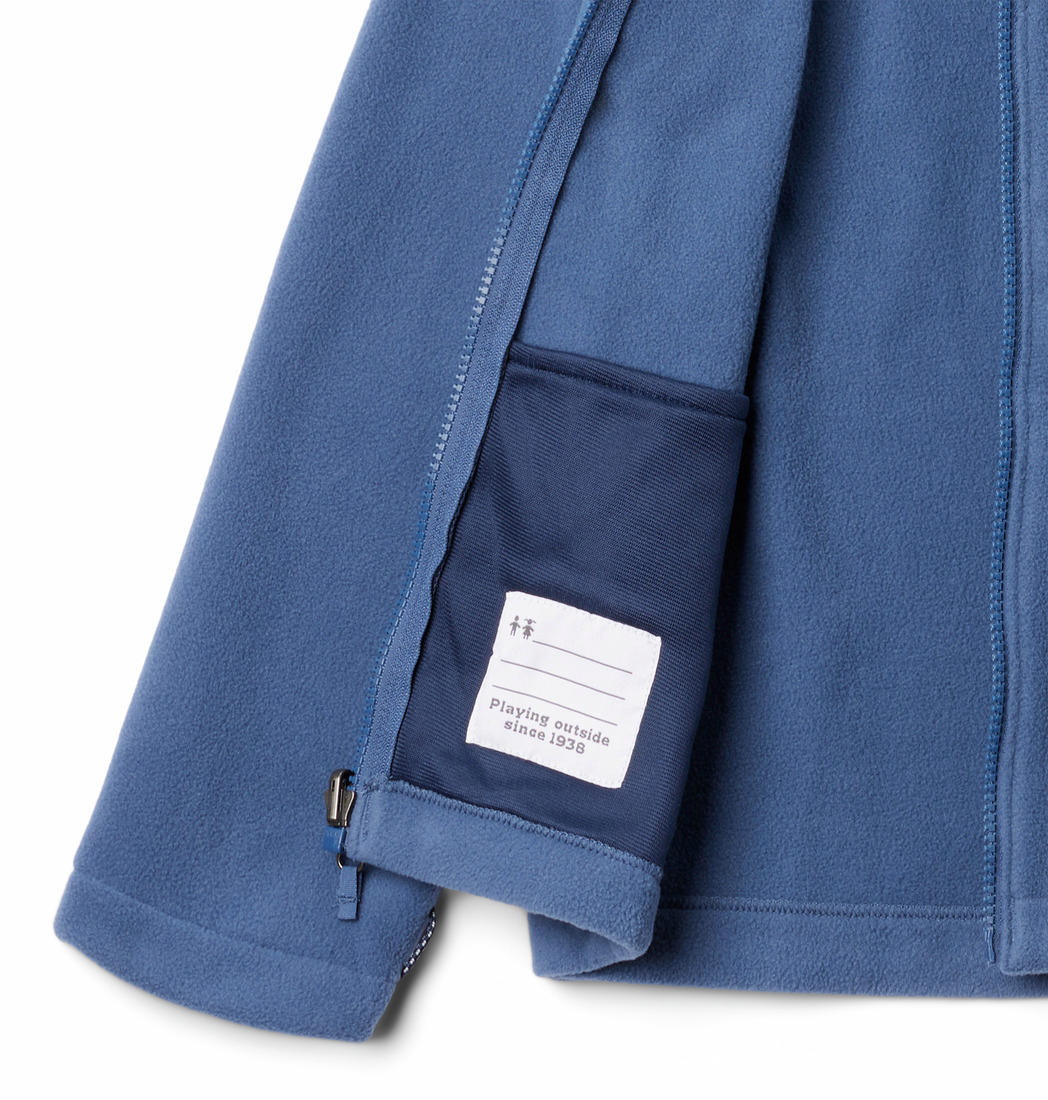 Columbia Kids Boys Blue Bugaboo III Printed Fleece Interchange