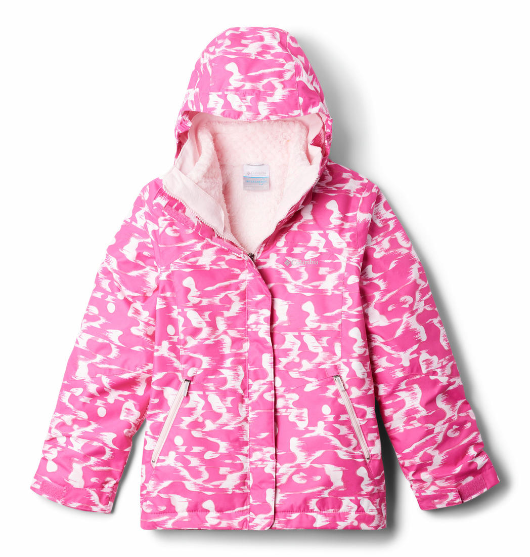 Columbia Kids Girls Red Bugaboo III Printed Fleece Interchange