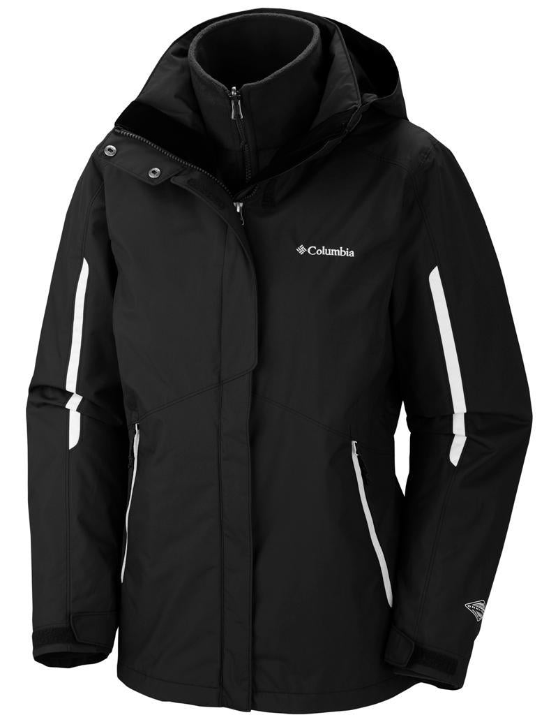 Columbia Women Black Bugaboo Interchange Jacket