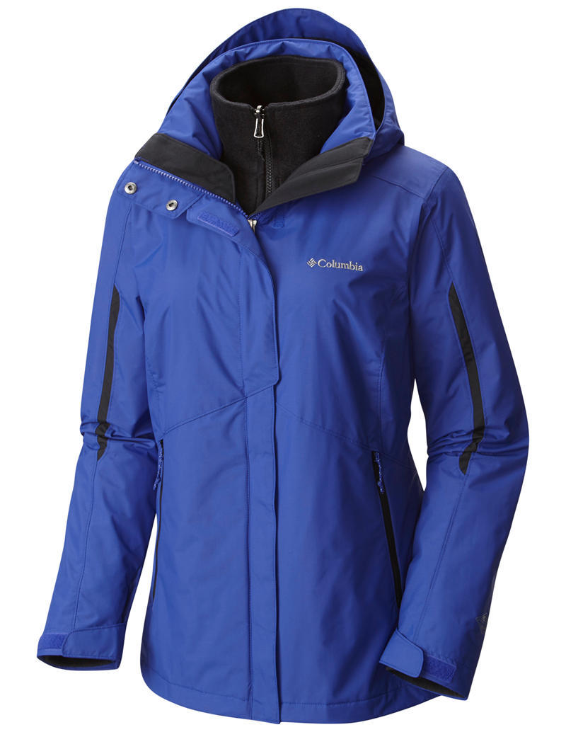 Columbia Women Blue Bugaboo Interchange Jacket