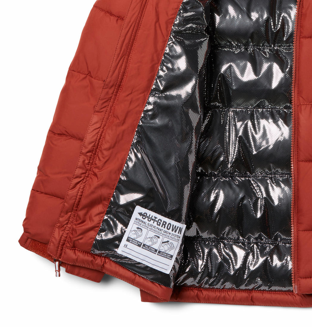 Columbia Kids Unisex Orange Pike Lake II Hooded Jacket