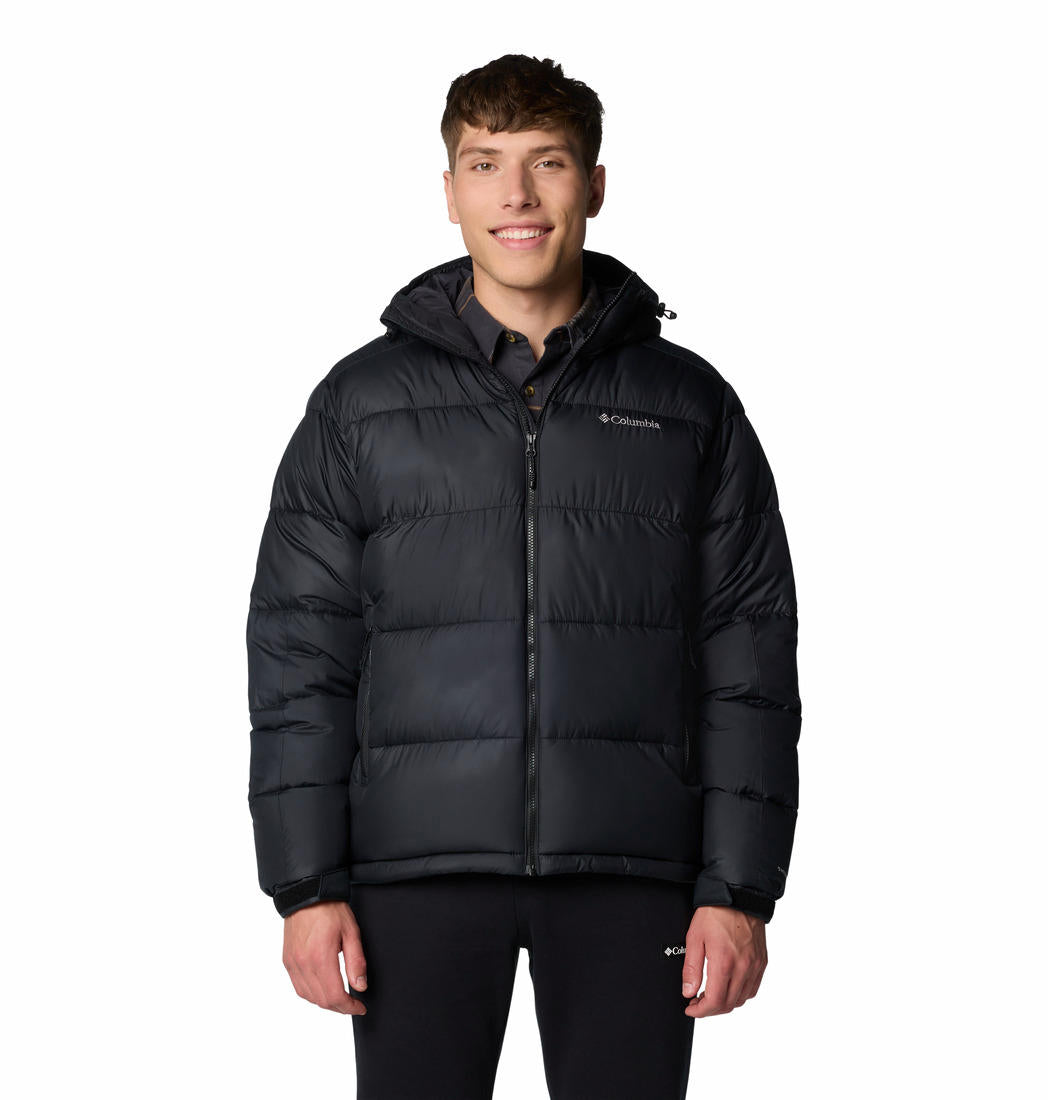 A Men Wearing Columbia Men Black Pike Lake II Hooded Jacket