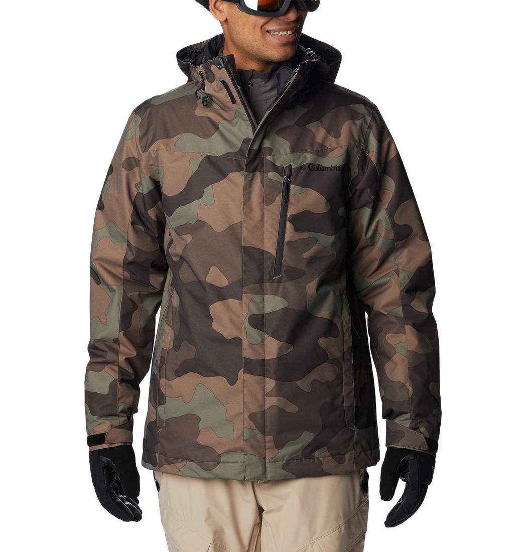 A Men Wearing Columbia Men Green Whirlibird IV Interchange Jacket